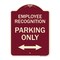 Signmission Employee Recognition Parking Only Heavy-Gauge Aluminum Architectural Sign, 24" x 18", BU-1824-24100 A-DES-BU-1824-24100 - alternate 1